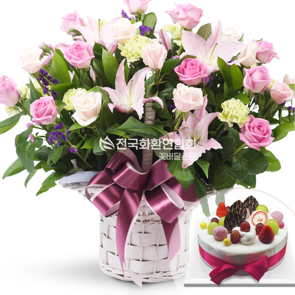 꽃바구니a556<케익포함>